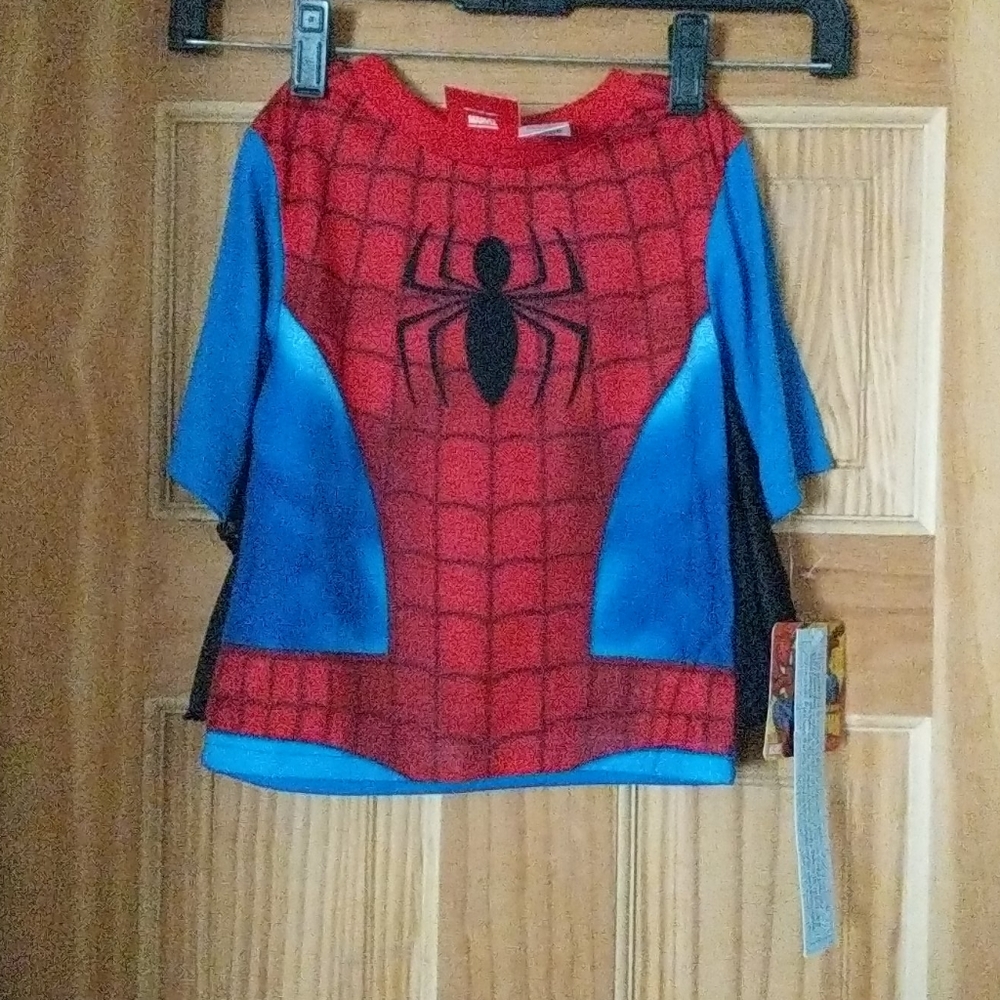 3T Spider-Man with wings pajama shirt